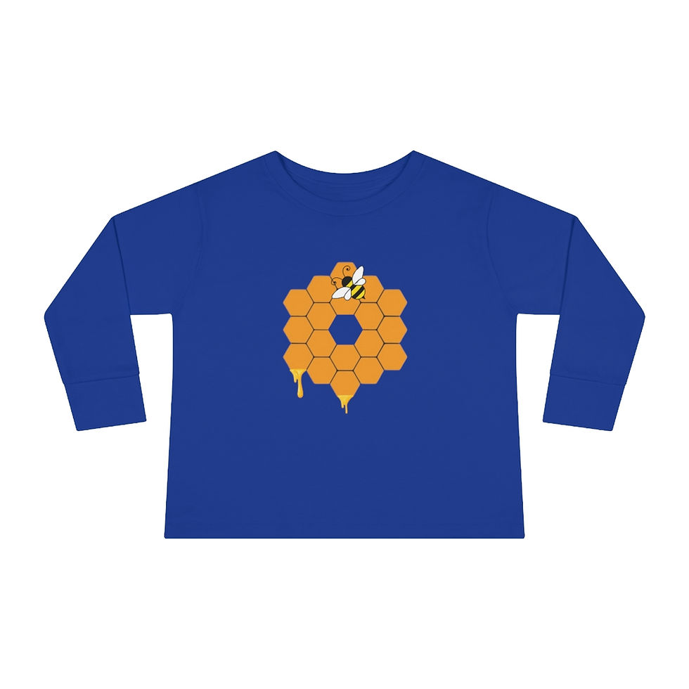 Thumbnail: Toddler Webb Honeycomb Long Sleeve Tee