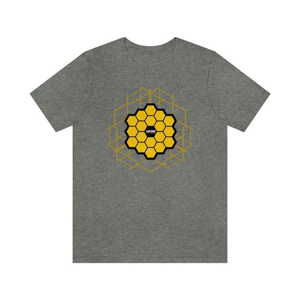 Miniature : Men's James Webb Space Telescope - Abstract Honeycomb - JWST T-Shirt