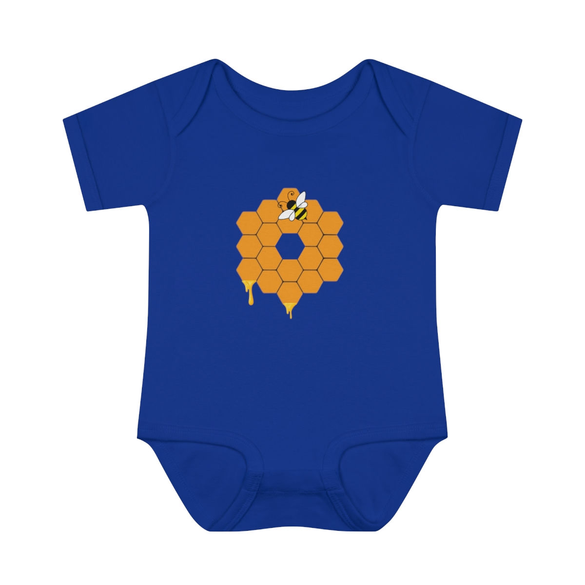 Infant Baby Webb Honeycomb Bee Bodysuit