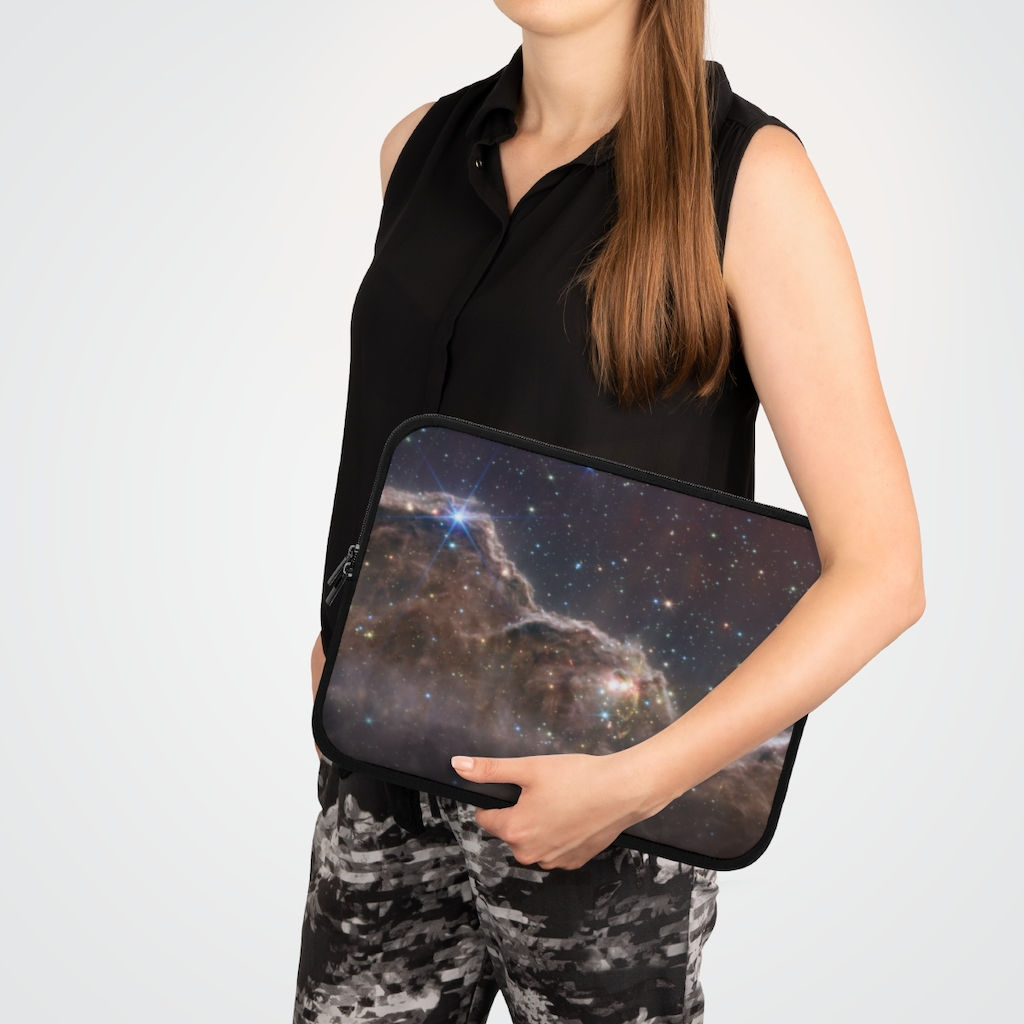 James Webb Space Telescope Carina Nebula Cosmic Cliffs Laptop Sleeve