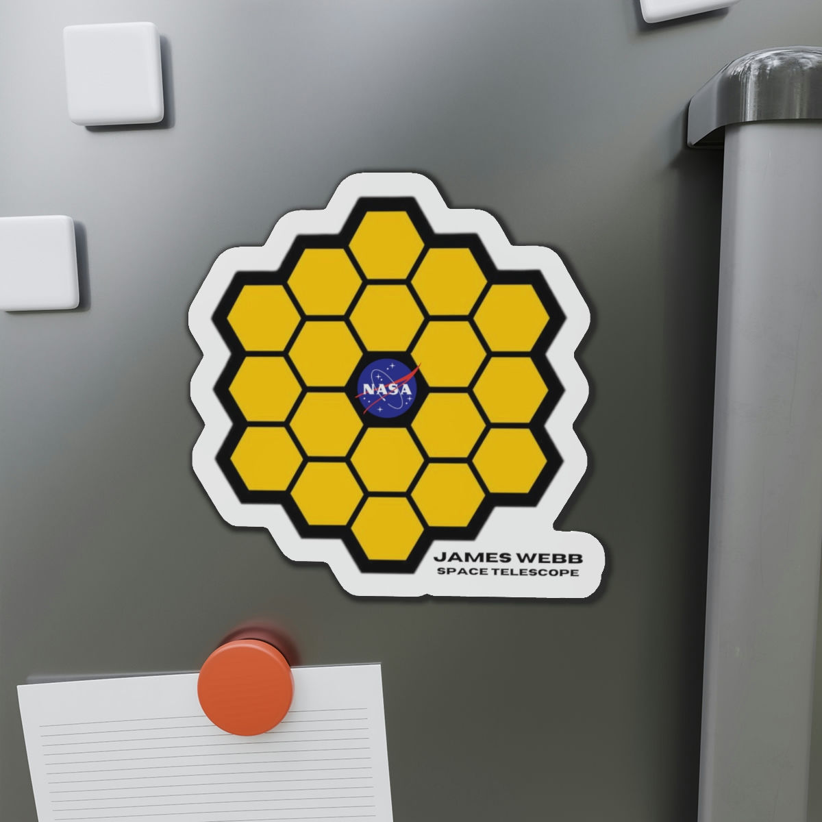 JWST Magnet - NASA Honeycomb - James Webb Space Telescope