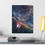 Miniature : Orion Nebula by James Webb Space Telescope – Wrapped Canvas - XL