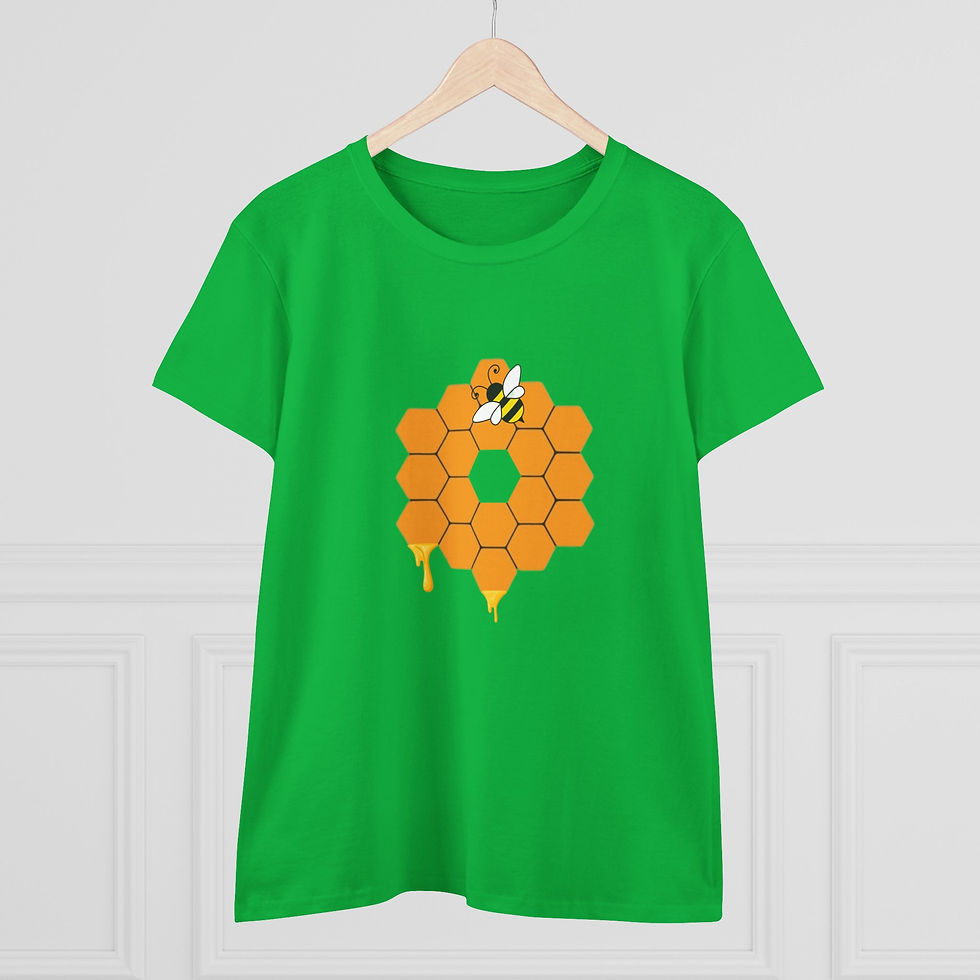 Miniature : Women's James Webb Space Telescope Honey Bee 🐝 Cotton T-Shirt