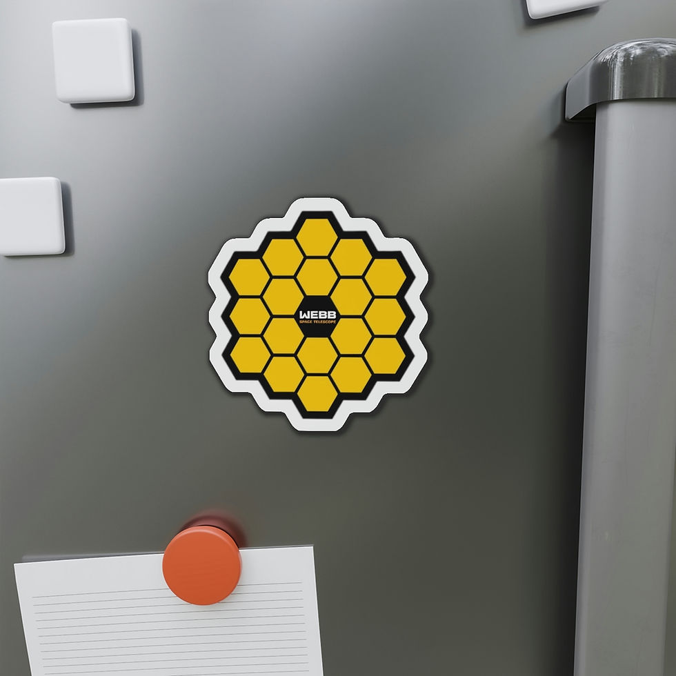Thumbnail: JWST Magnet - Gold Honeycomb - James Webb Space Telescope