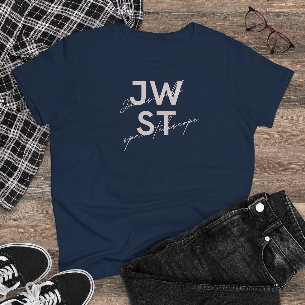 Thumbnail: Women's James Webb Space Telescope JWST Scriptive Cotton T-Shirt