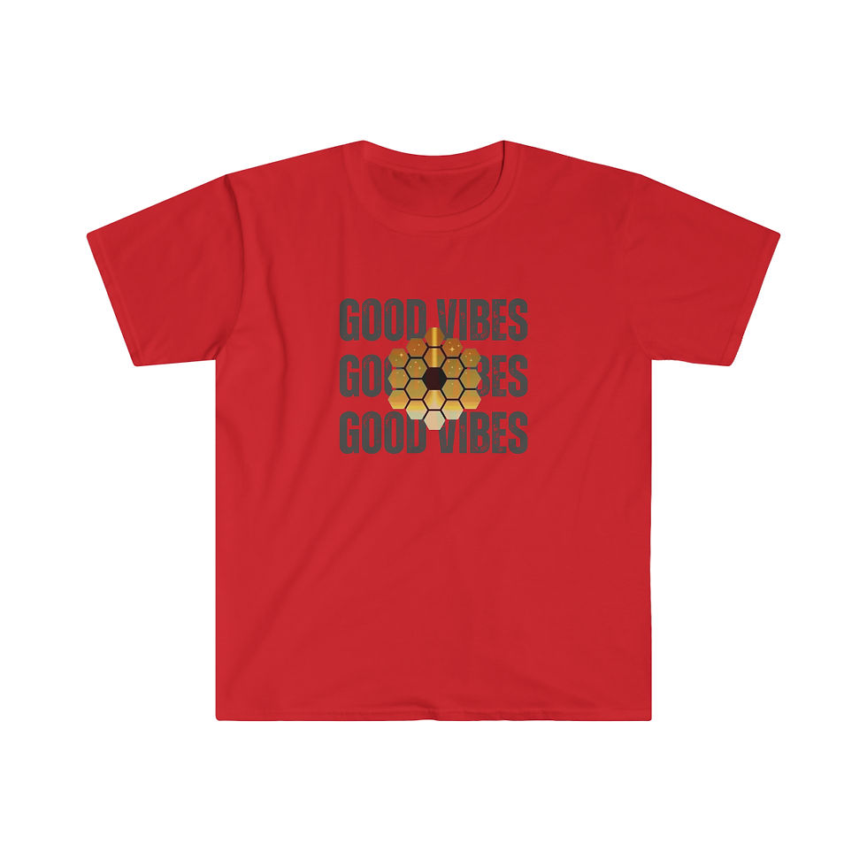 Miniature : Men's James Webb Telescope - JWST Good Vibes Logo T-Shirt
