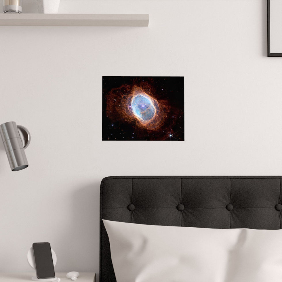 Thumbnail: Southern Ring Nebula - Webb Telescope - Poster Satin Finish – various sizes