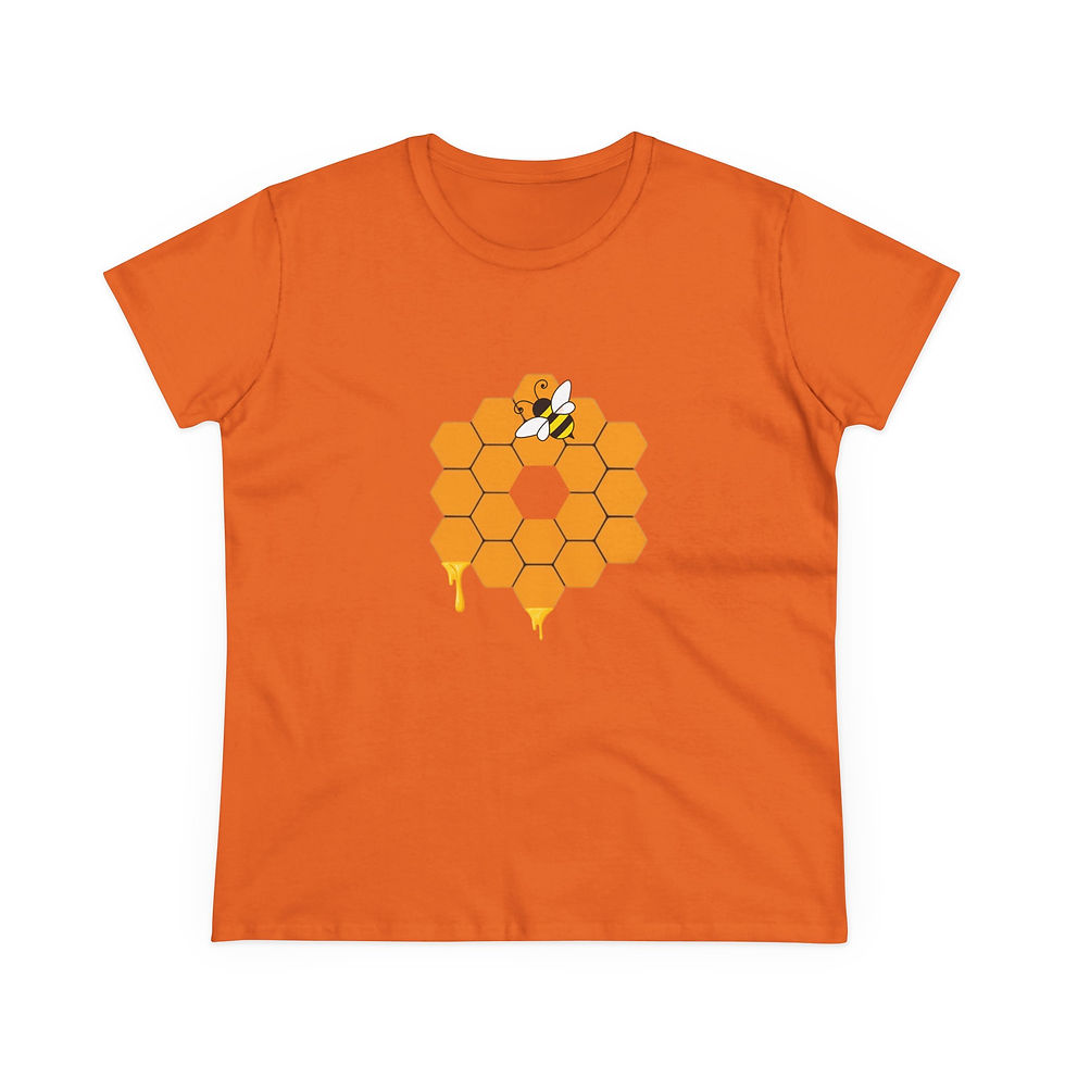 Miniature : Women's James Webb Space Telescope Honey Bee 🐝 Cotton T-Shirt