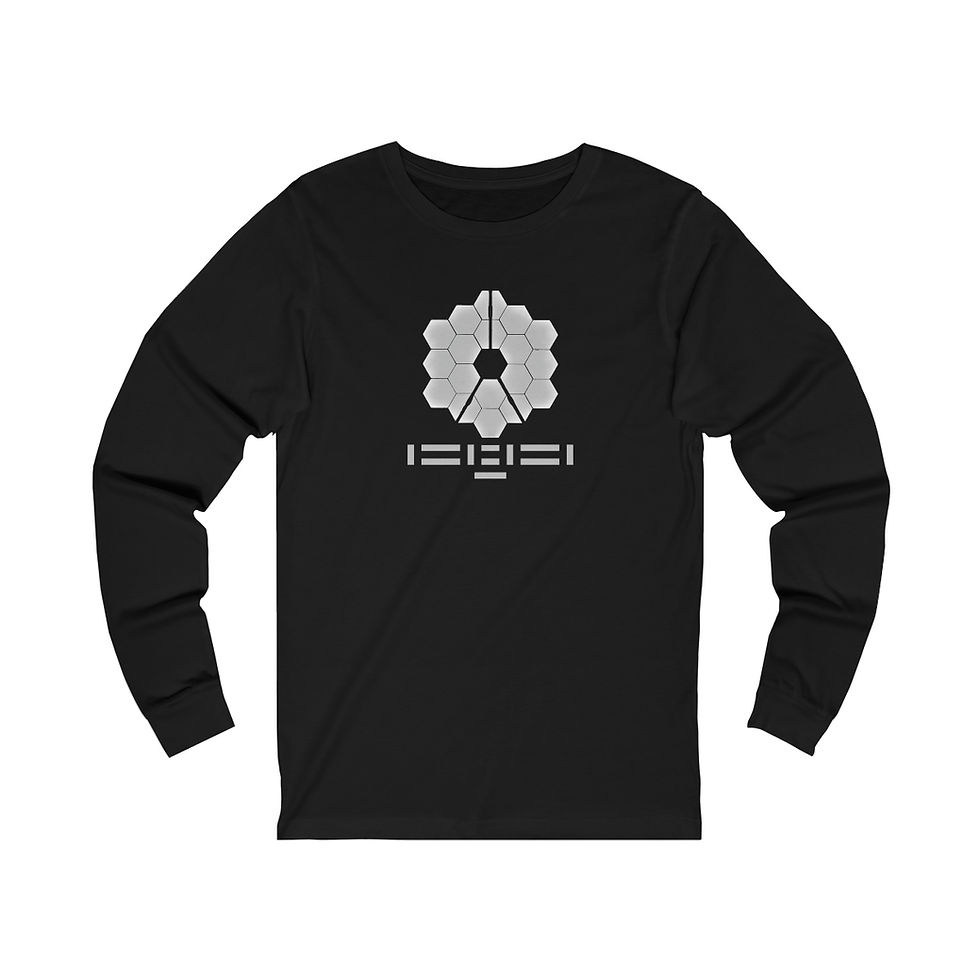 Thumbnail: Men's James Webb Space Telescope JWST Frosted Webb Long Sleeve Shirt