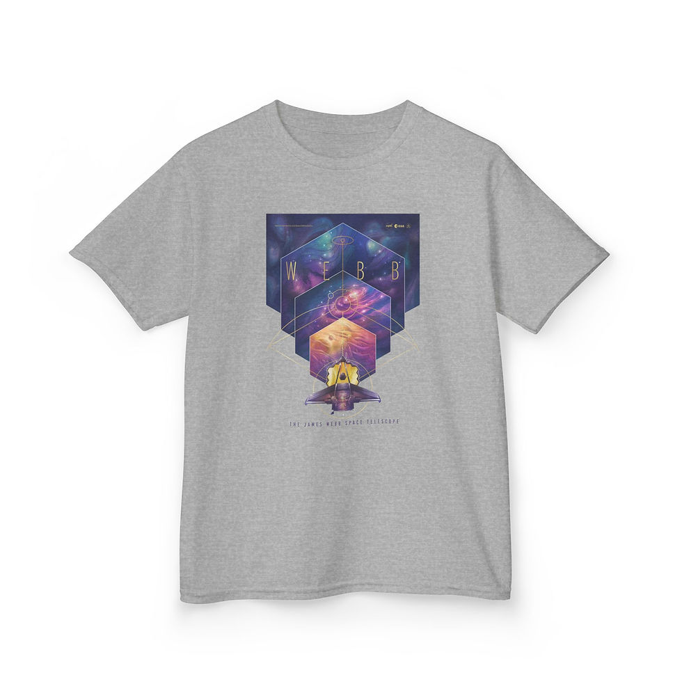 Miniatura: Youth T-Shirt Tee - Explore - James Webb Space Telescope TShirt JWST
