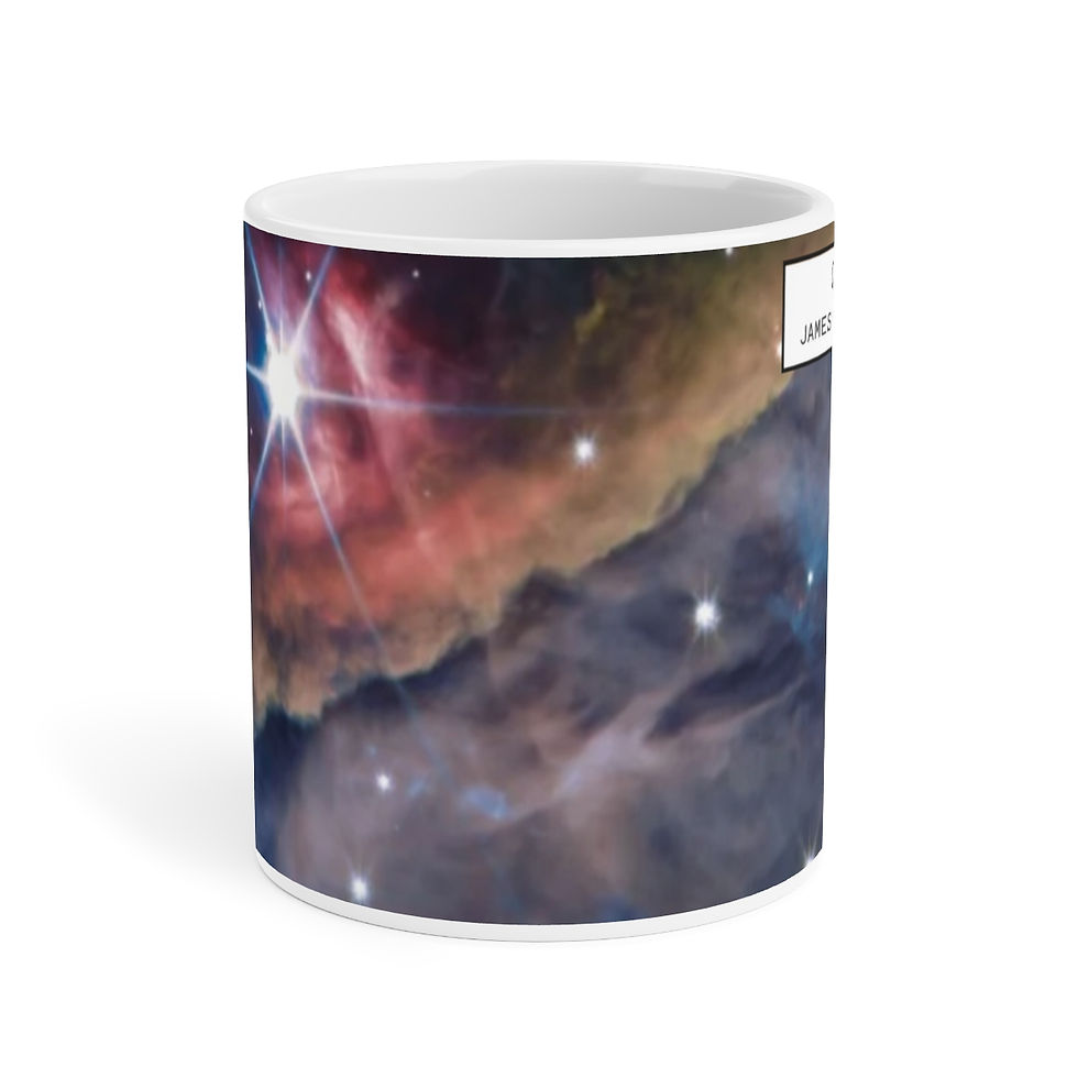 Thumbnail: James Webb Space Telescope Orion Nebula with Border Mug, 11oz, 15oz & 20oz