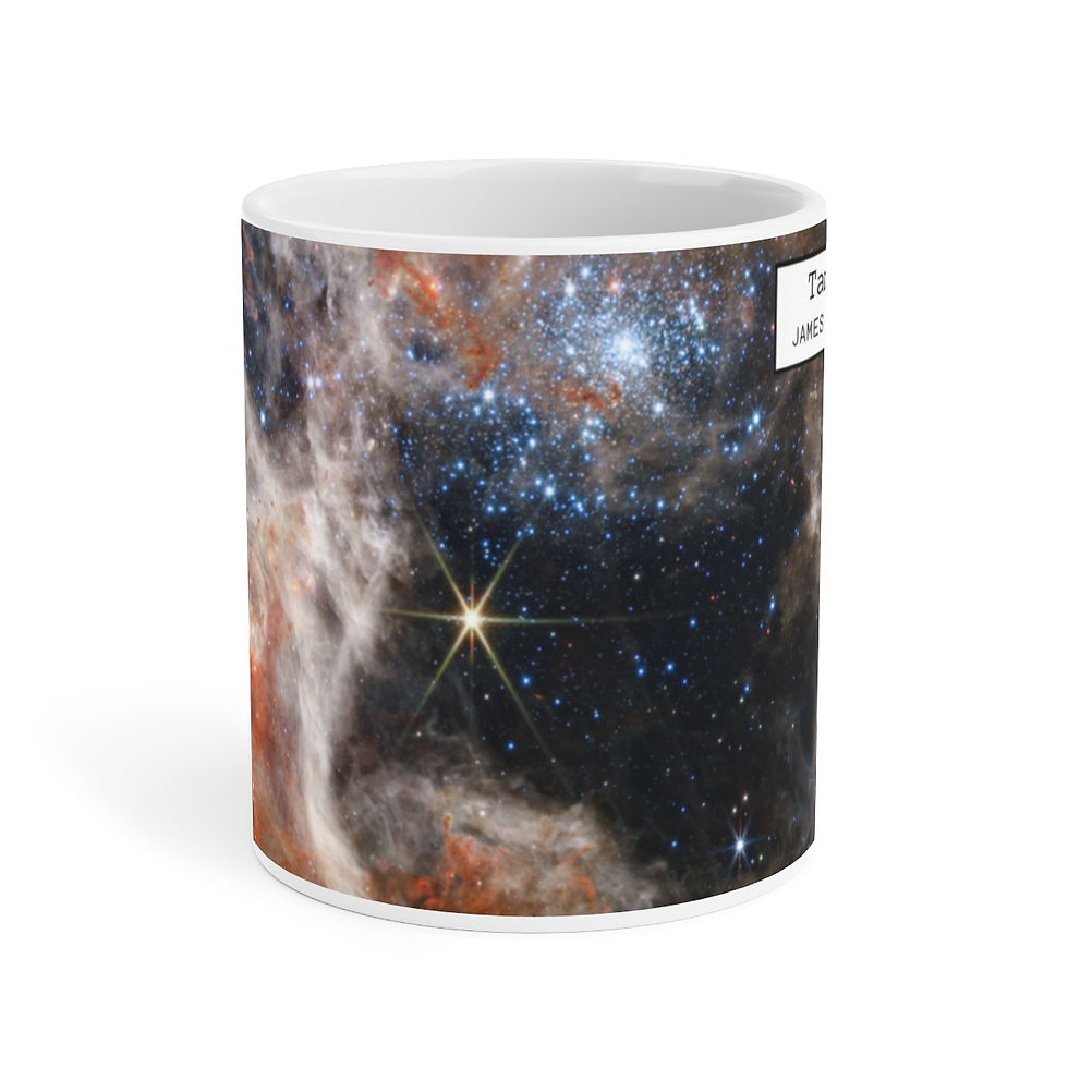 Thumbnail: James Webb Space Telescope Tarantula Nebula with Border Mug, 11oz, 15oz & 20oz