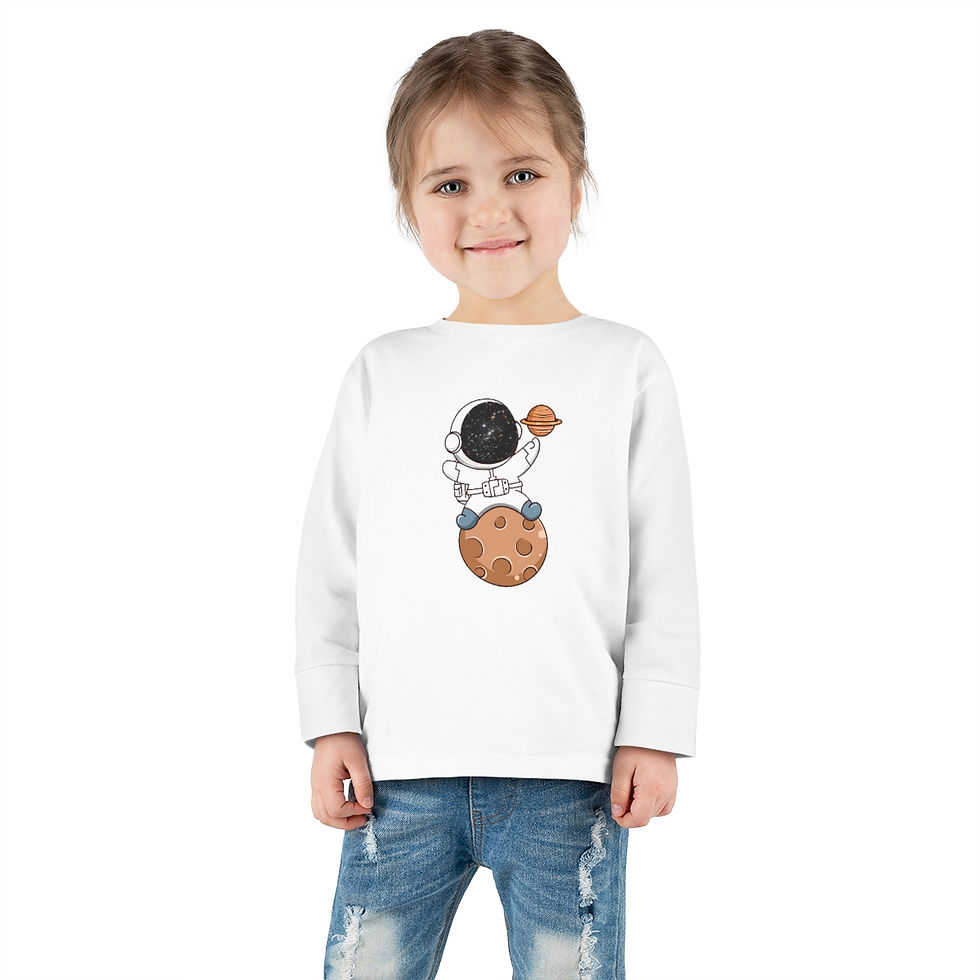 Miniatura: Toddler Webb Space Astro Long Sleeve Tee