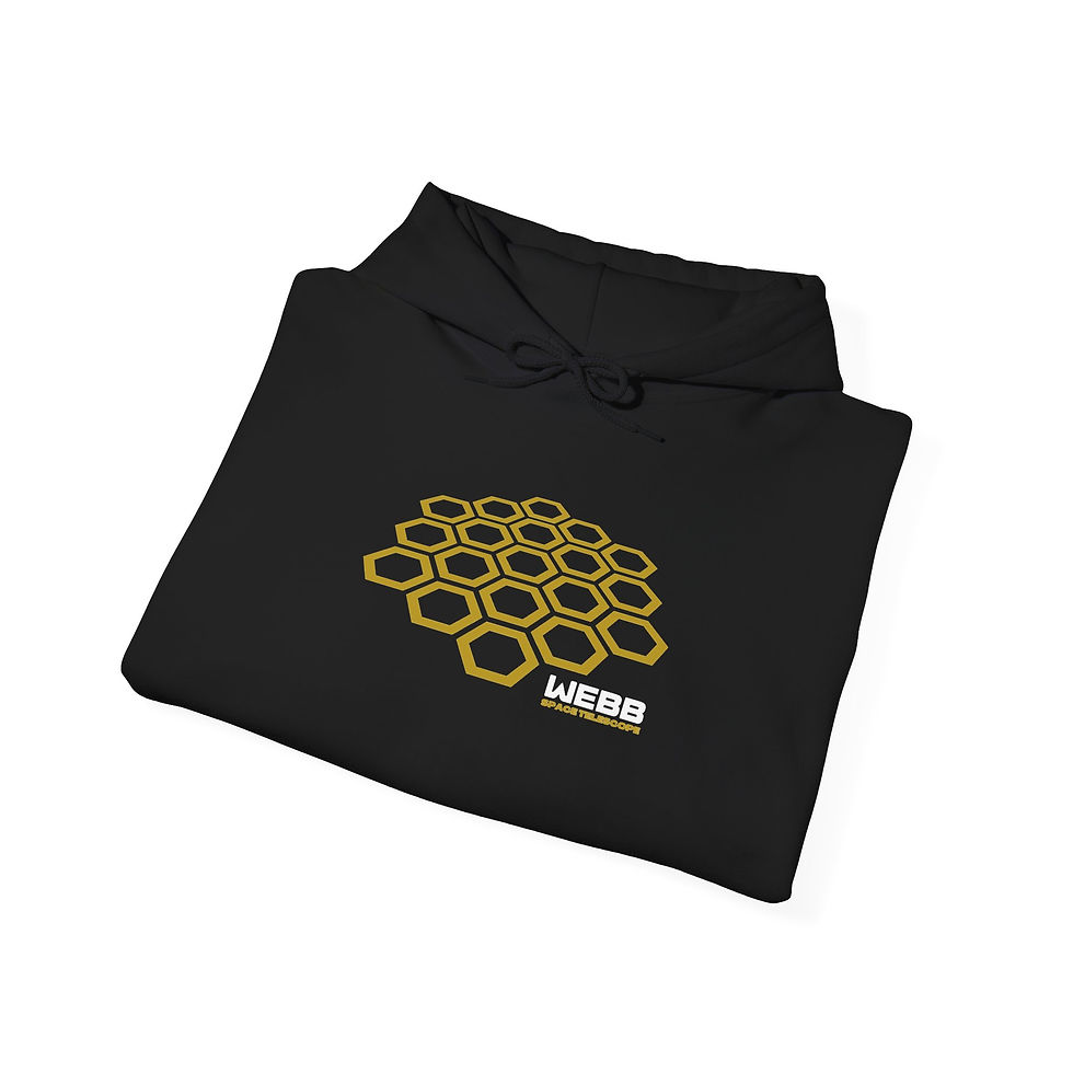 Miniatura: Men's James Webb Space Telescope Warped Honeycomb Hooded Sweatshirt