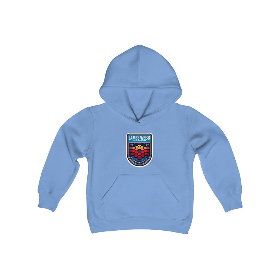 Miniatura: Youth Hoodie - Aviation Patch - James Webb Space Telescope Hooded Sweatshirt