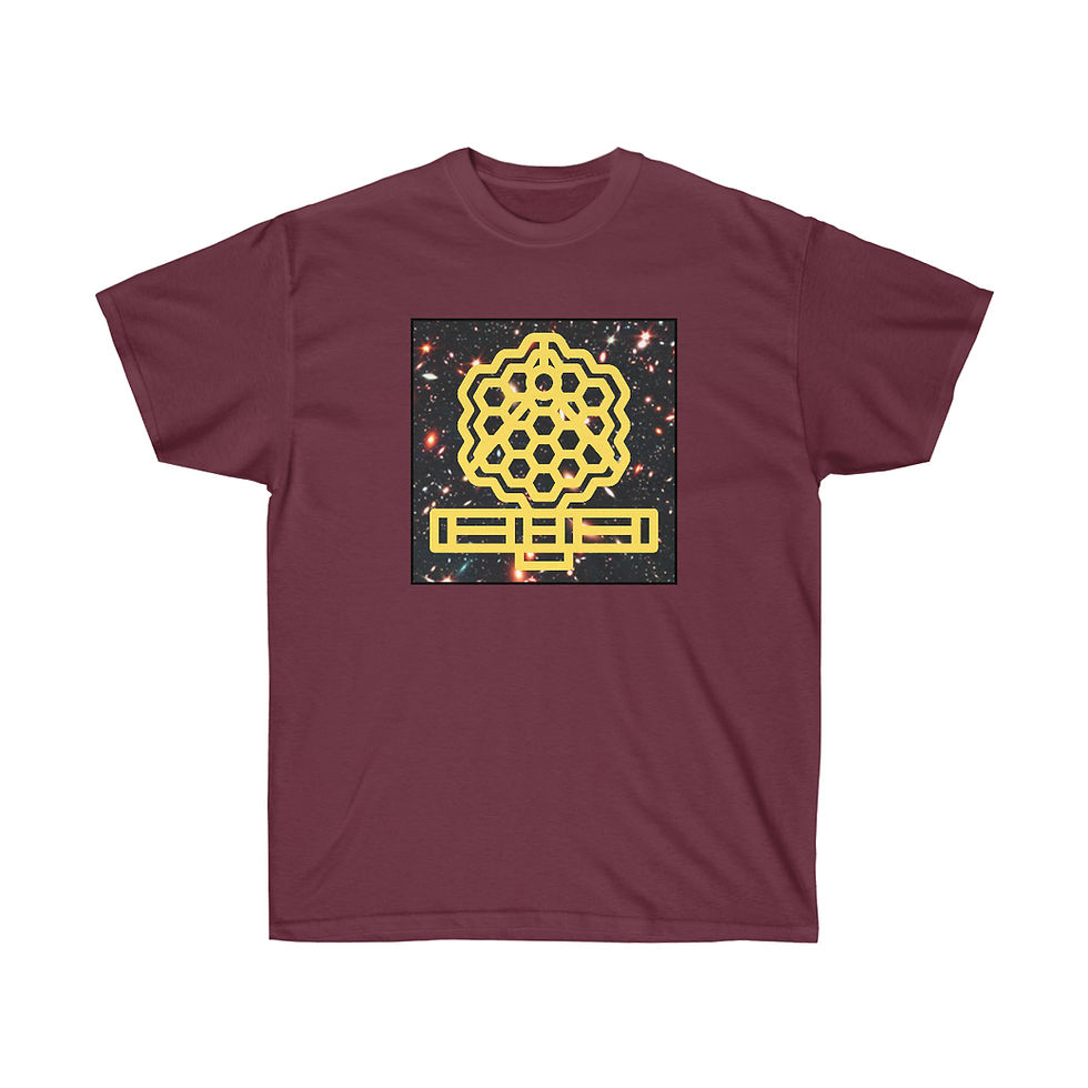 Thumbnail: Men's James Webb Space Telescope T-Shirt - JWST First Deep Field - Classic Tee