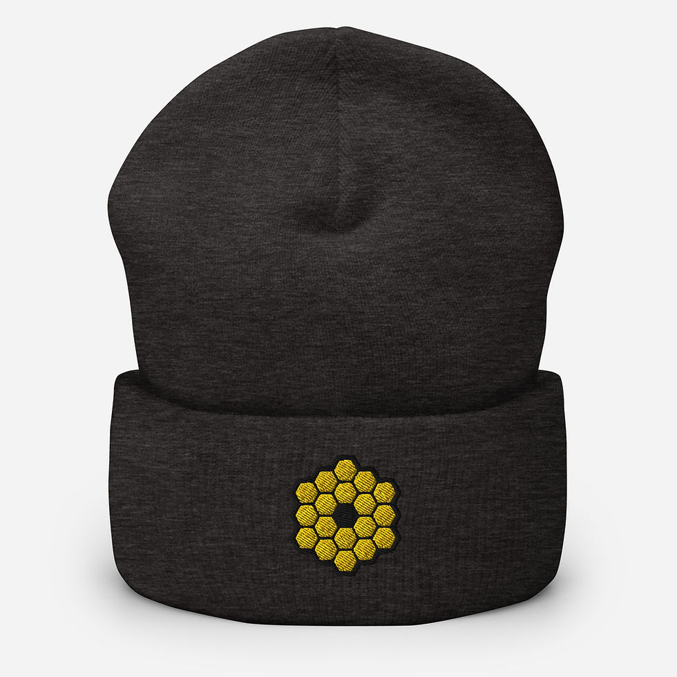 Miniature : James Webb Space Telescope - Honeycomb Cuffed Beanie