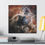 Miniature : Tarantula Nebula by James Webb Space Telescope – Wrapped Canvas - XL