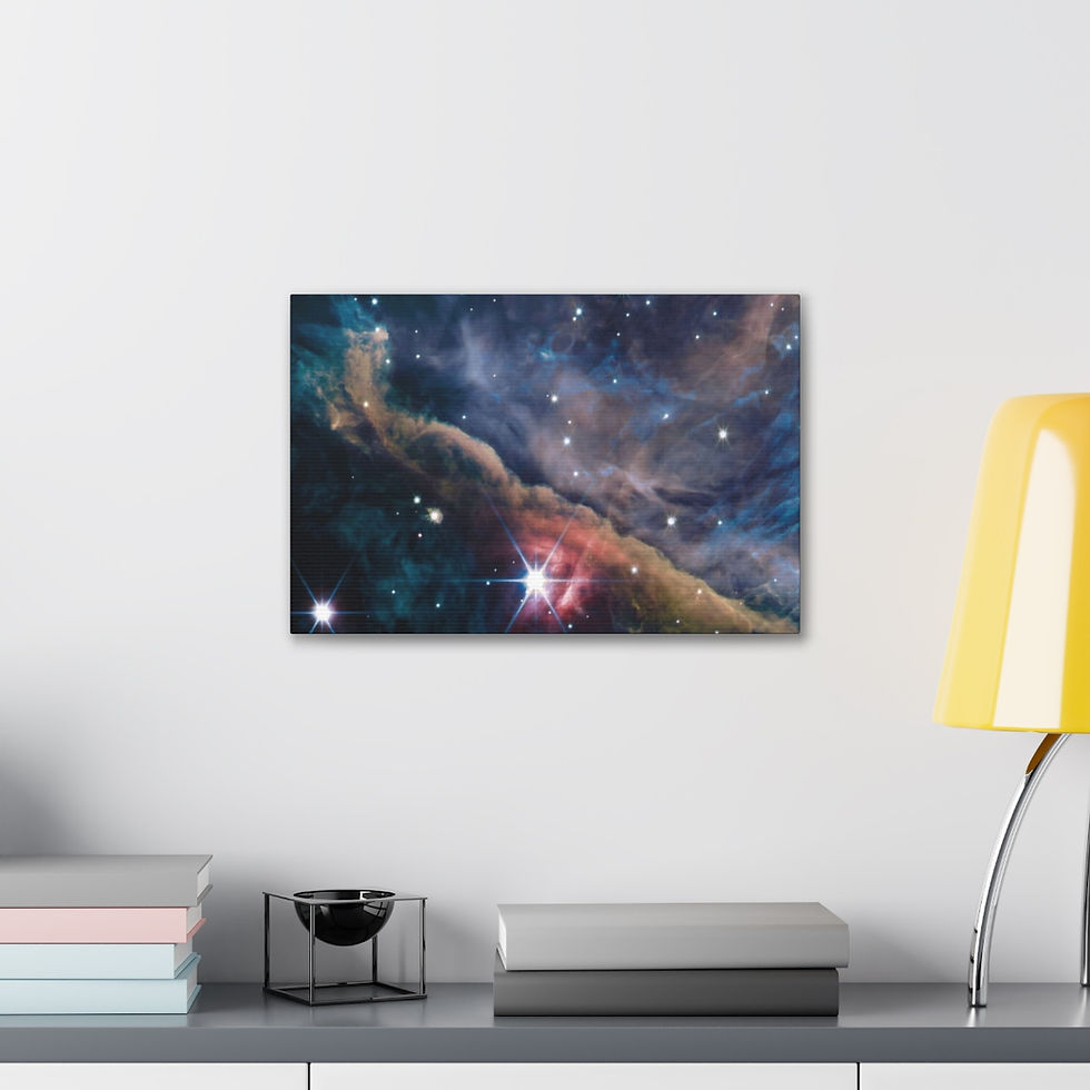 Thumbnail: Orion Nebula by Webb Space Telescope - Wrapped Canvas - Various Medium Sizes