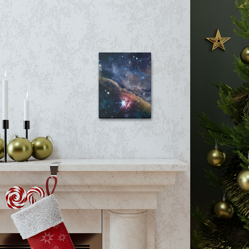Thumbnail: Orion Nebula by Webb Space Telescope - Wrapped Canvas - Various Small Sizes 