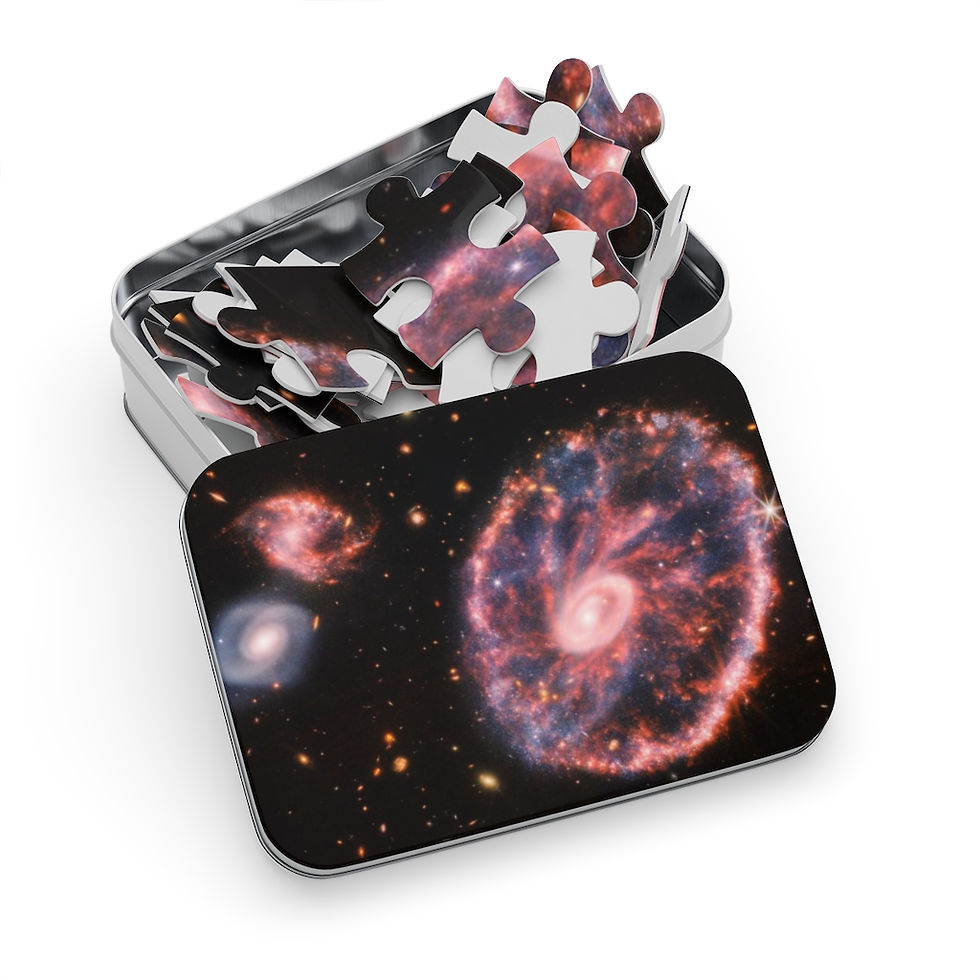 Miniatura: James Webb Space Telescope Cartwheel Galaxy Jigsaw Puzzle (30-252 piece)