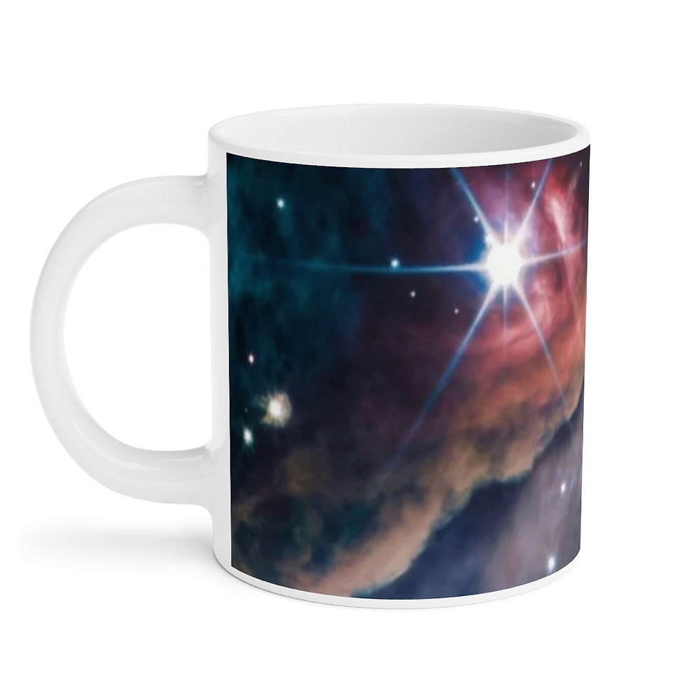 Thumbnail: James Webb Space Telescope Orion Nebula with Border Mug, 11oz, 15oz & 20oz