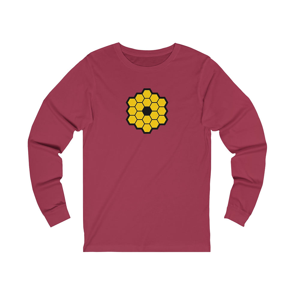 Thumbnail: Men's James Webb Space Telescope Honeycomb Long Sleeve Shirt