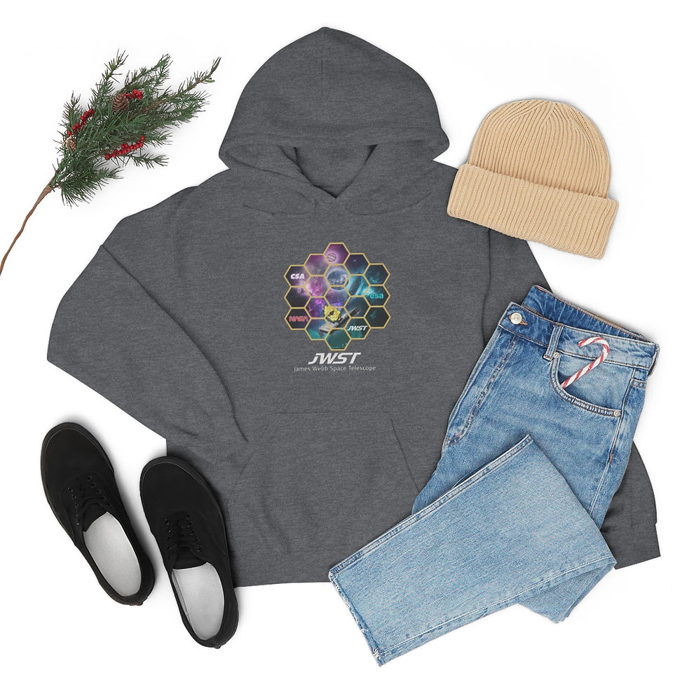 Miniature : Women's James Webb Space Telescope - Exploration Honeycomb Hooded Sweatshirt