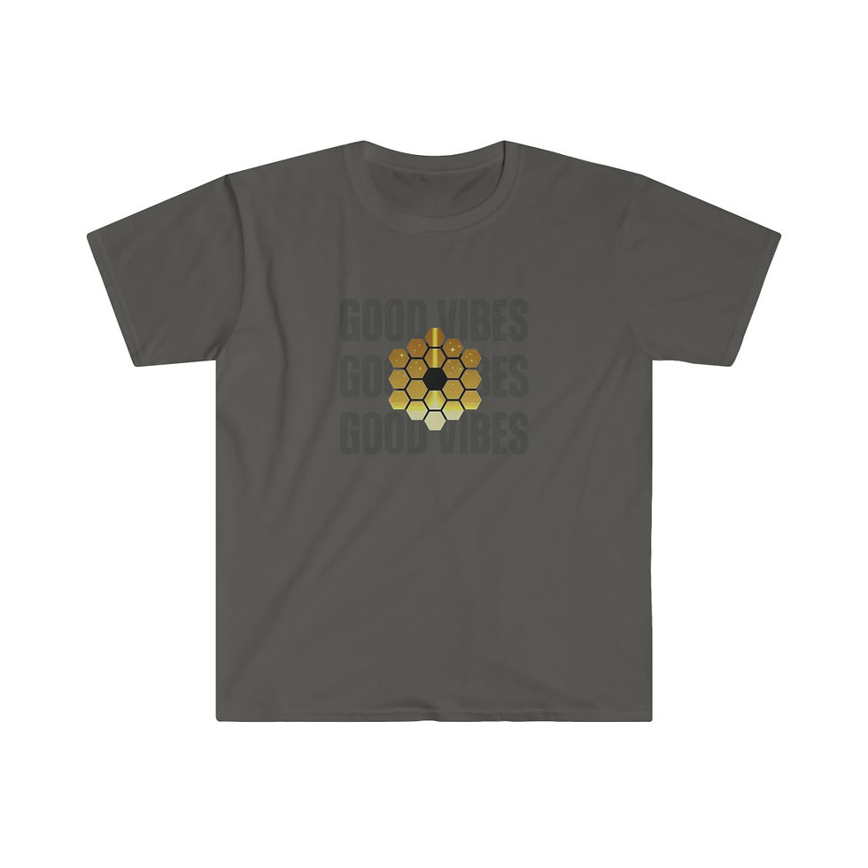 Miniature : Men's James Webb Telescope - JWST Good Vibes Logo T-Shirt