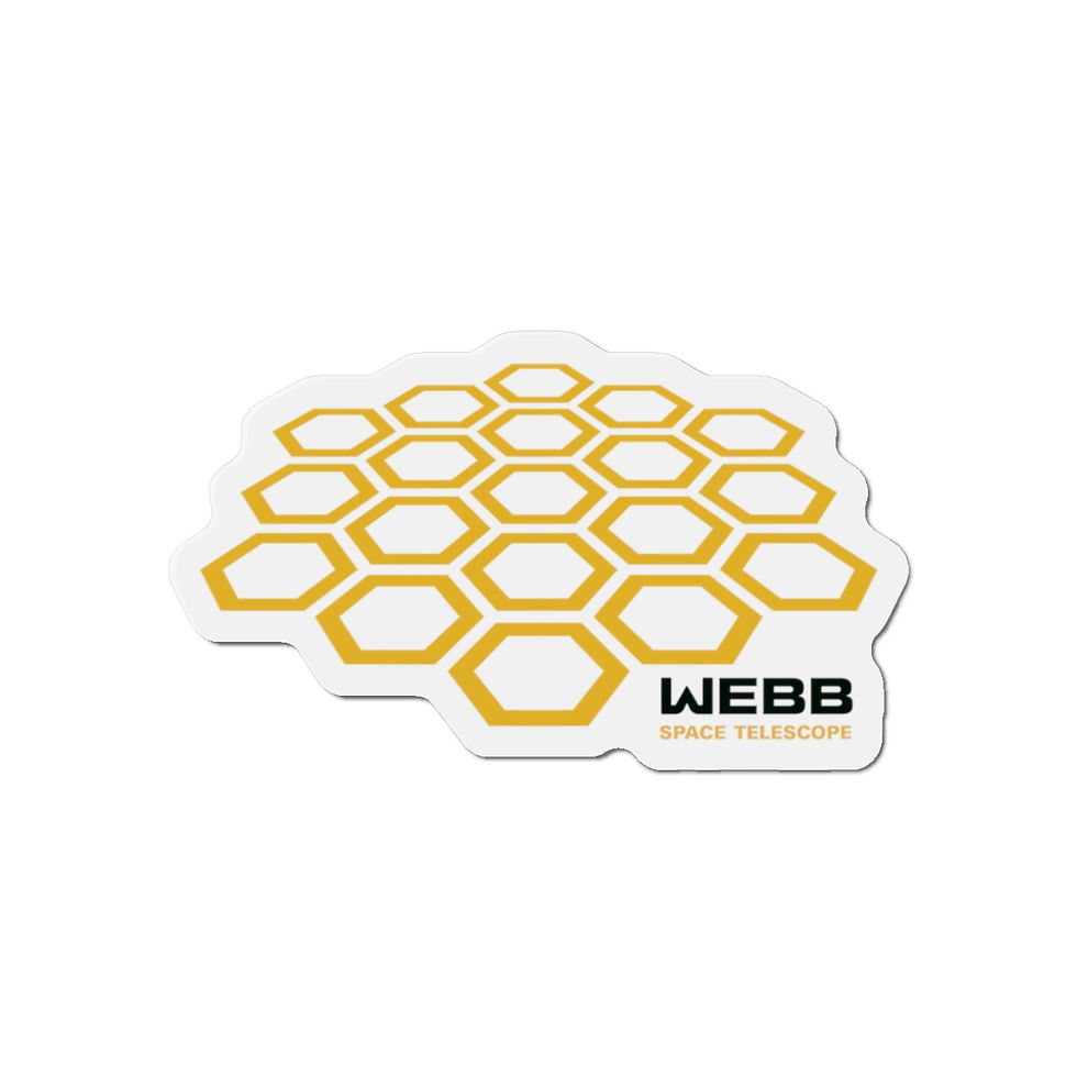 Miniature : JWST Magnet - Warped Honeycomb - James Webb Space Telescope