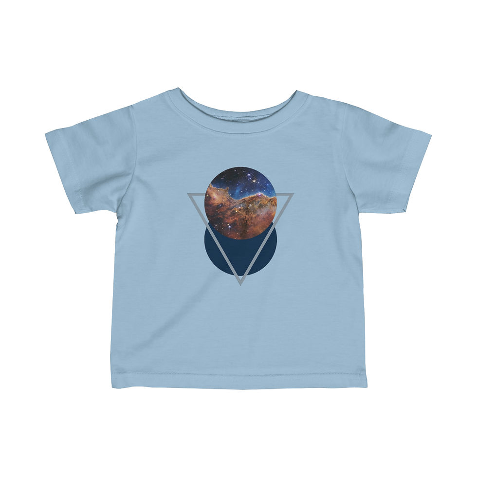 Miniature : Infant James Webb Space Telescope Carina Nebula T-shirt