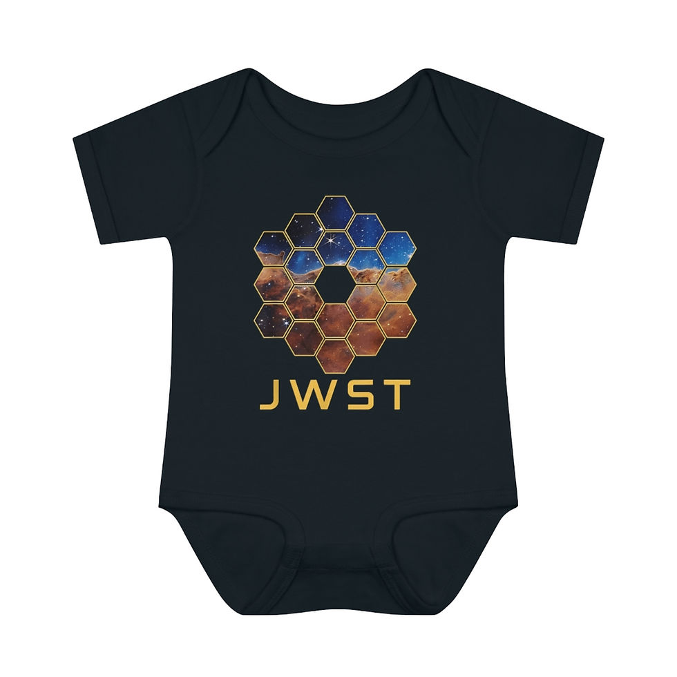 Thumbnail: Infant Baby James Webb Space Telescope - JWST Honeycomb Bodysuit