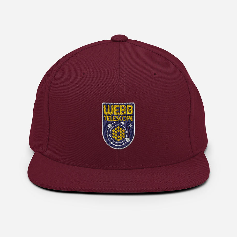 Miniatura: Webb Telescope - James Webb Space Telescope Embroidered Patch Snapback Hat