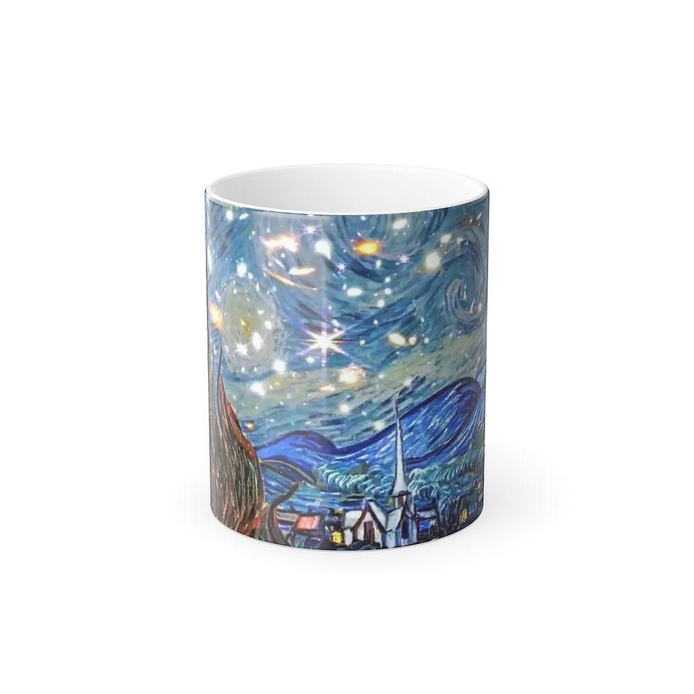 Thumbnail: James Webb Space Telescope Van Gogh's Starry Night Magic Mug, 11oz
