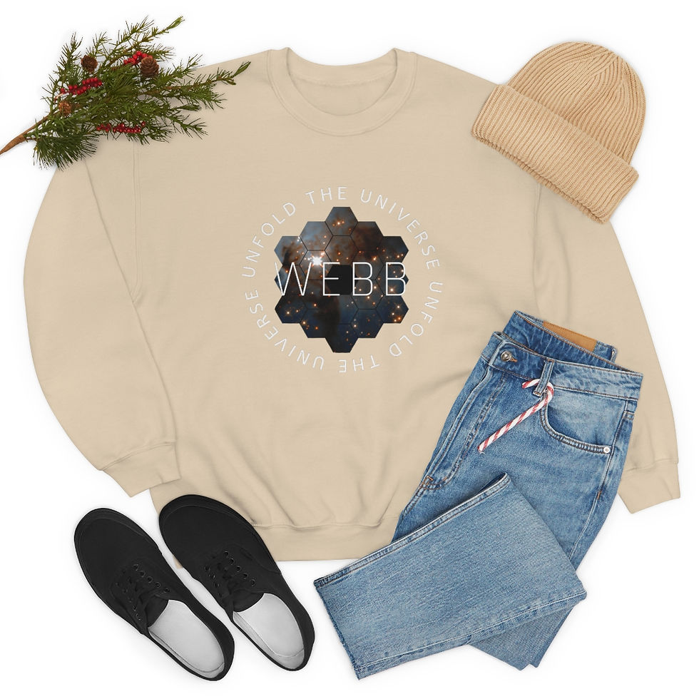 Miniatura: Unfold the Universe - Women's James Webb Space Telescope Crewneck Sweatshirt