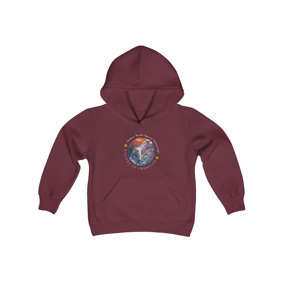 Thumbnail: Youth Hoodie - JWST Starry Night  - James Webb Space Telescope Sweatshirt