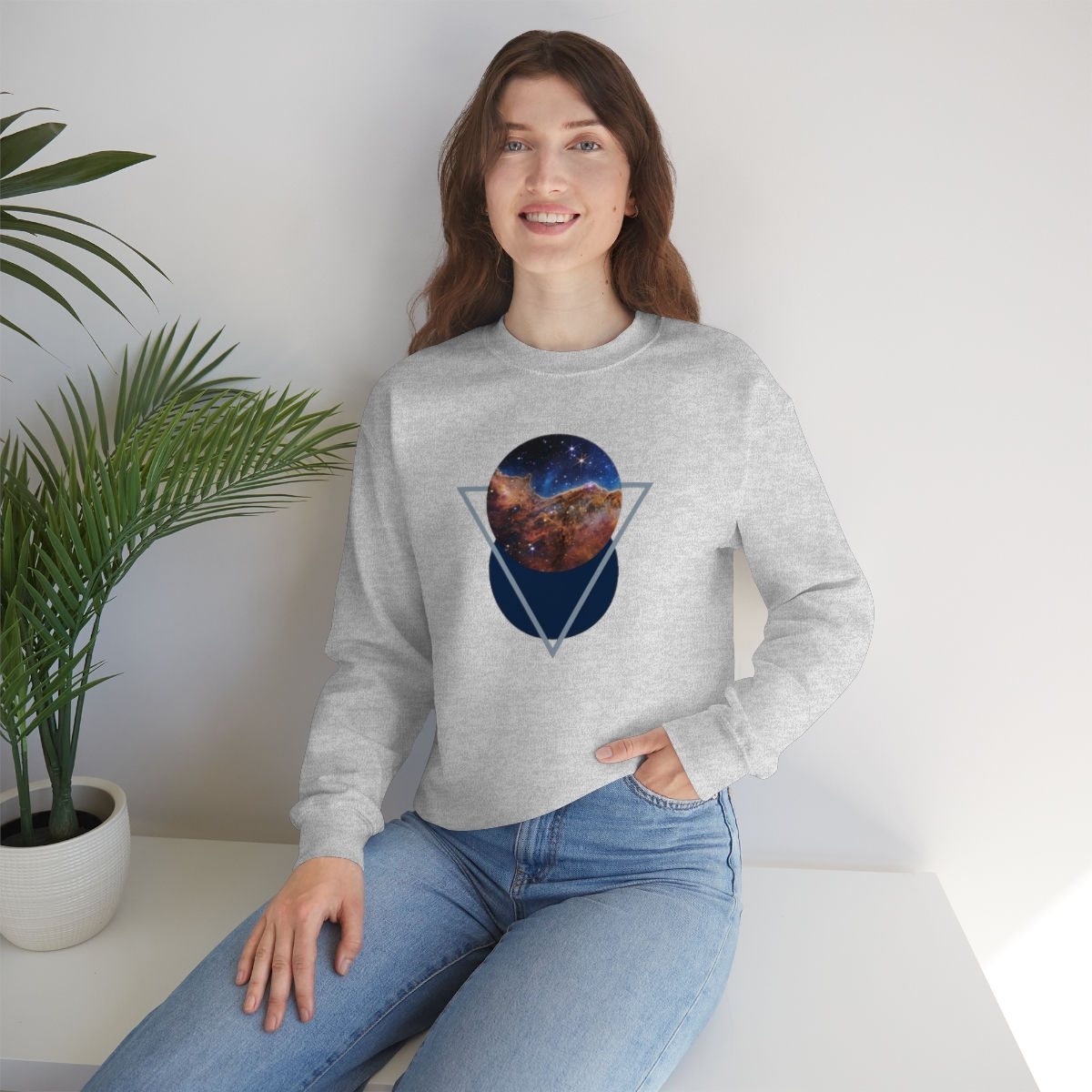 Women's James Webb Space Telescope Carina Nebula - Crewneck Sweatshirt