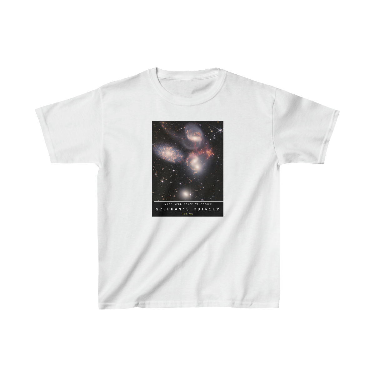 Youth James Webb Space Telescope Stephan's Quintet - JWST Cotton T-Shirt