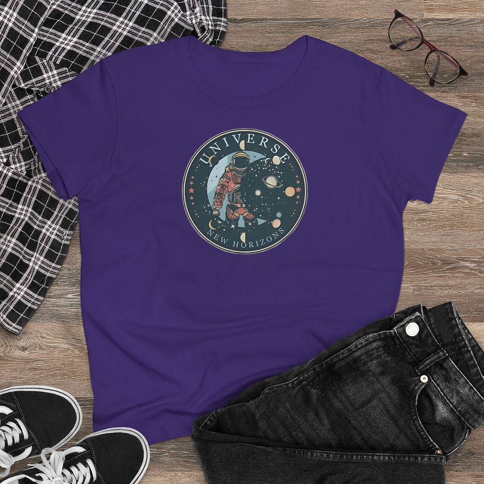 Thumbnail: Women's New Horizons Universe Cotton T-Shirt