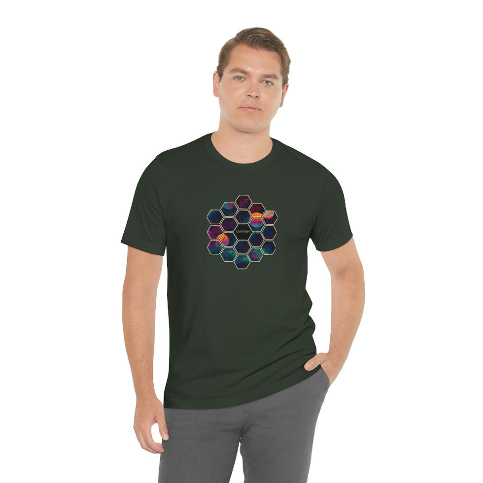 Miniatura: Men's James Webb Space Telescope - Hexagons T-Shirt - JWST