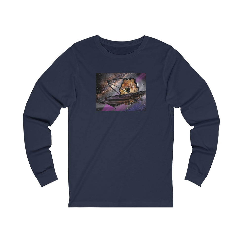 Thumbnail: Men's James Webb Space Telescope in Space Long Sleeve Shirt 