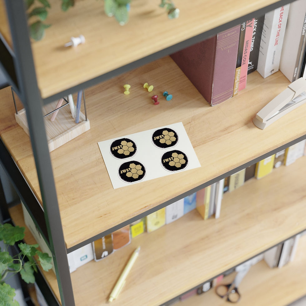 Miniatura: Sticker Sheet Vinyl Decal - JWST Logo - James Webb Space Telescope NASA JWST
