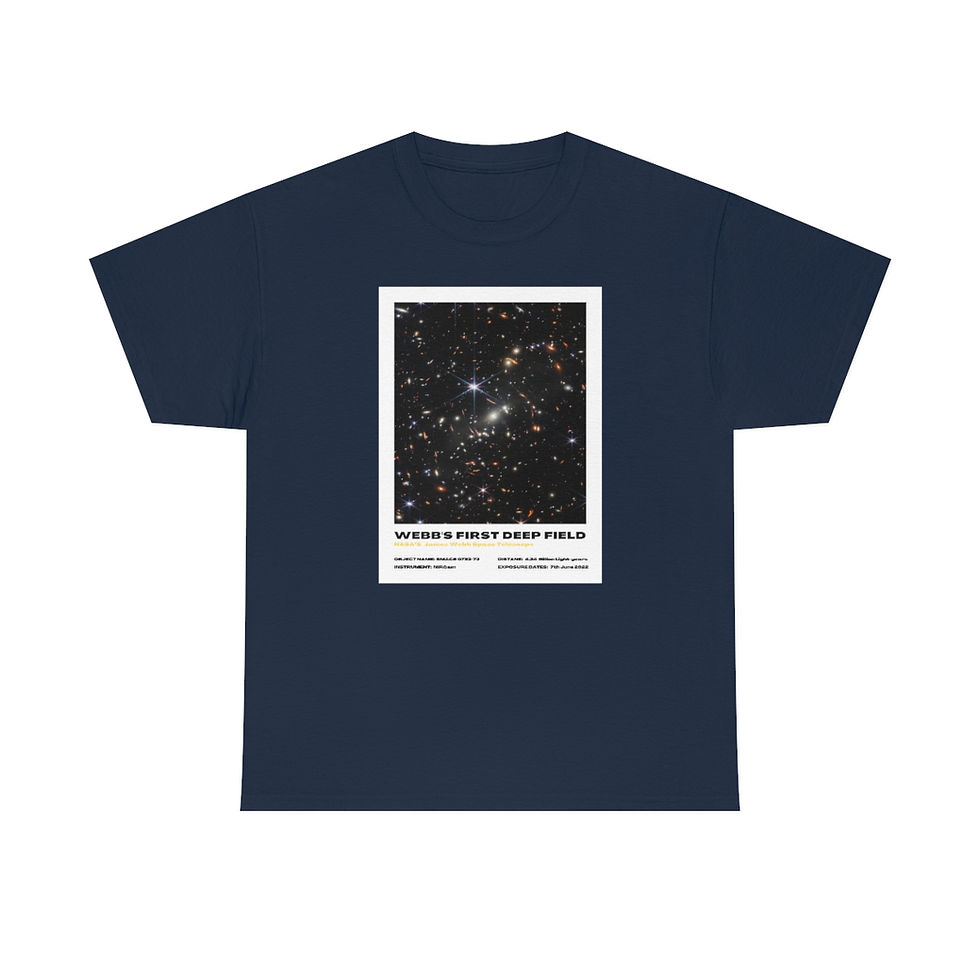 Miniatura: Men's James Webb Space Telescope T-Shirt - First Deep Field Shirt - JWST