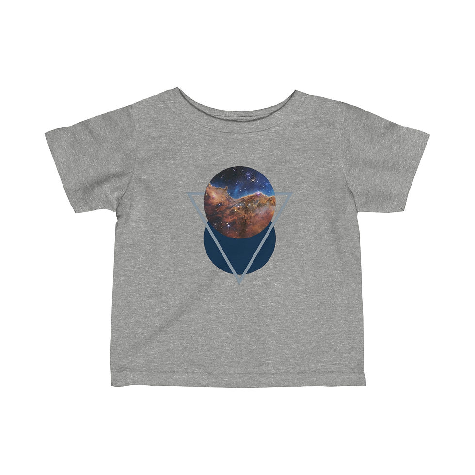 Miniature : Infant James Webb Space Telescope Carina Nebula T-shirt