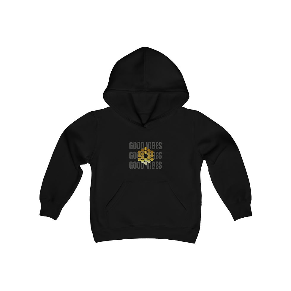 Thumbnail: Youth Hoodie - JWST Good Vibes - James Webb Space Telescope - Hooded Sweatshirt