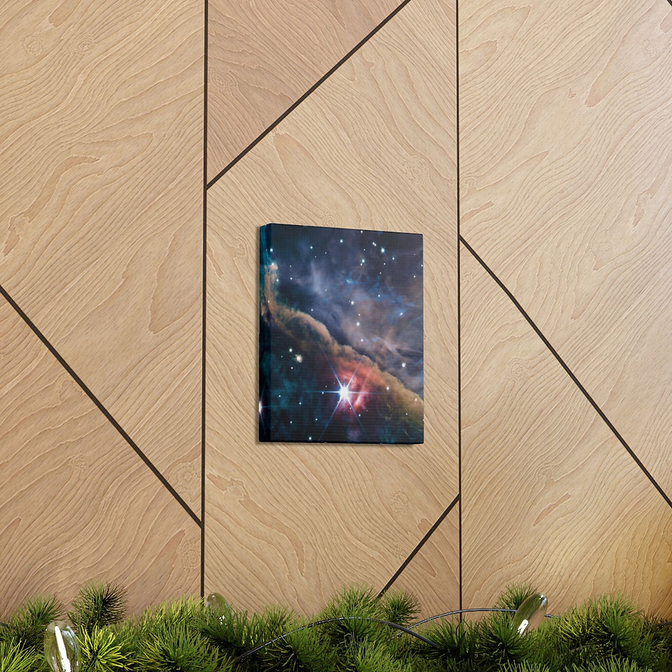 Thumbnail: Orion Nebula by Webb Space Telescope - Wrapped Canvas - Various Small Sizes 