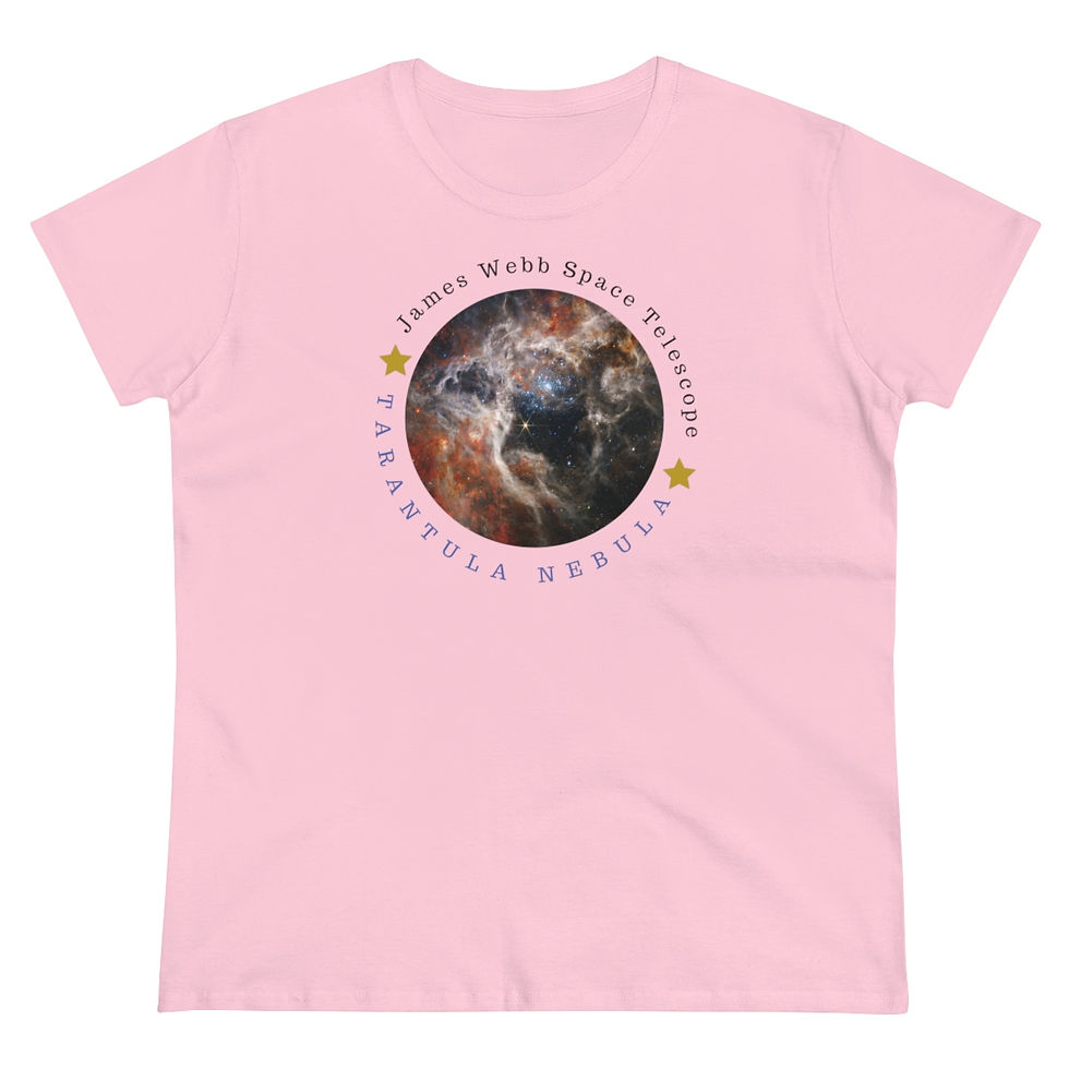 Miniature : Tarantula Nebula - Women's James Webb Space Telescope - JWST Cotton T-shirt