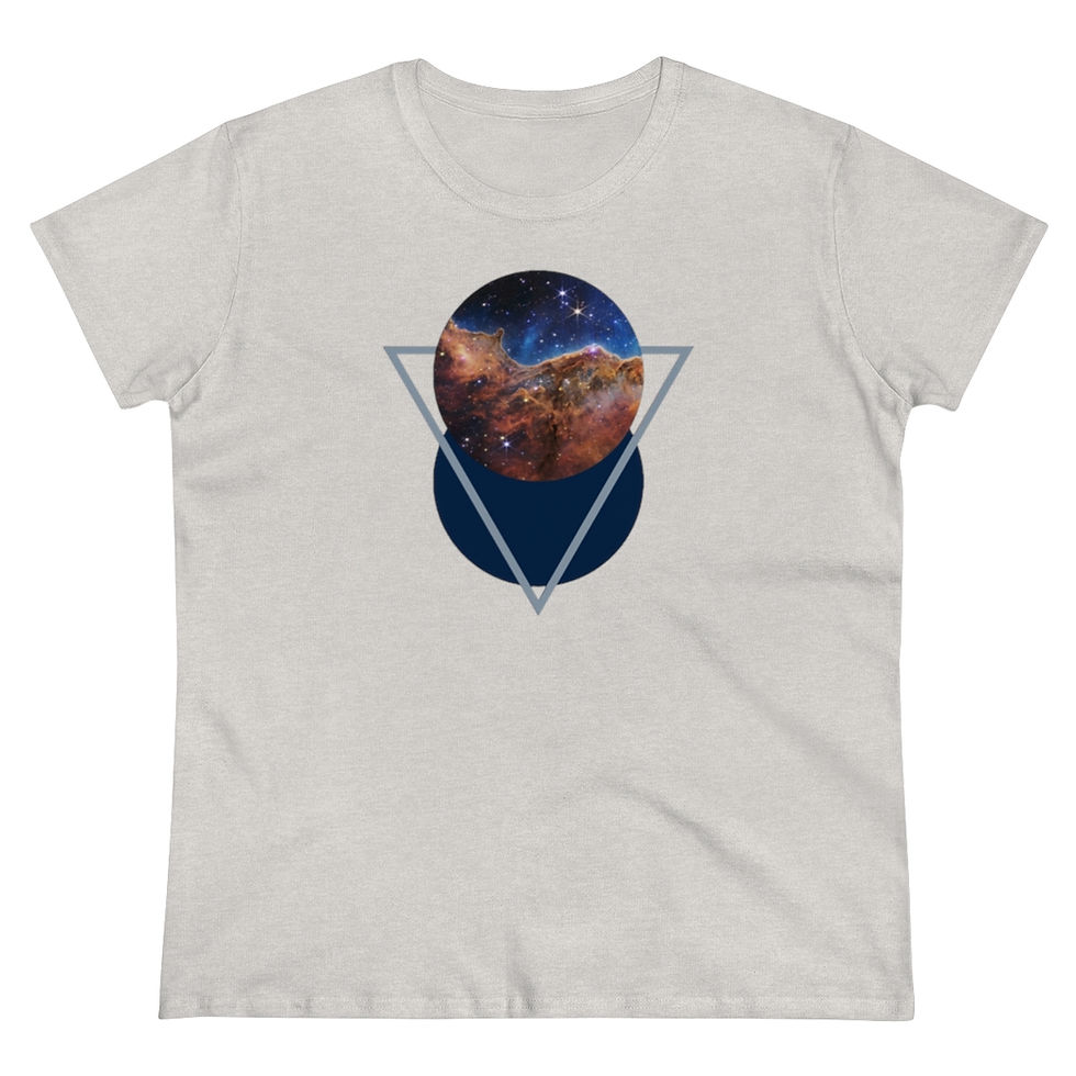 Miniature : Women's James Webb Space Telescope Carina Nebula Cotton T-Shirt