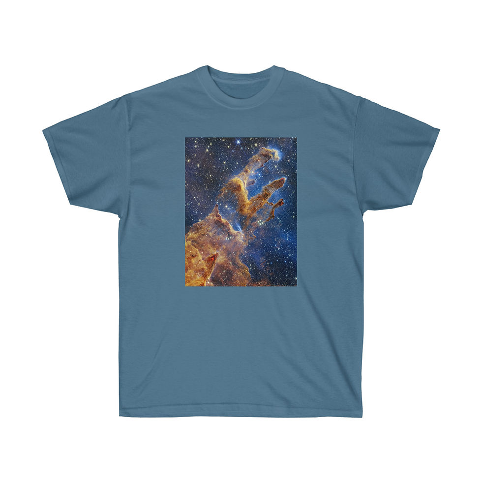 Thumbnail: Men's James Webb Space Telescope T-Shirt - Pillars of Creation - JWST