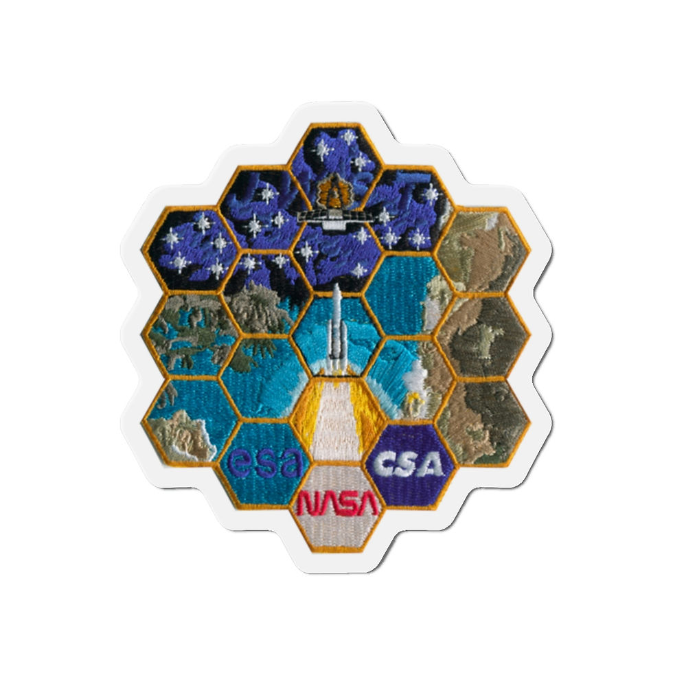 Miniature : JWST Magnet - Mission Patch - James Webb Space Telescope